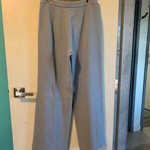 Mondi 100% fine knit wool wide legged high-rise pant, European sz 38, EUC